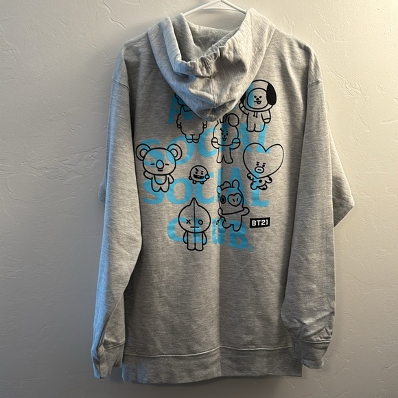 NWT Anti Social Social Club x BT21 Traceable Hoodie - Picture 3 of 8